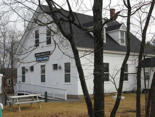 Fall Photo of Reunion Grange in Union, NH